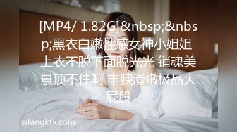 [MP4/ 1.82G]&nbsp;&nbsp;黑衣白嫩性感女神小姐姐 上衣不脱下面脱光光 销魂美景顶不住啊 丰腴滑嫩极品大屁股