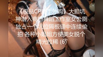 《极品CP魔手外购》大胆坑神潜入商场舞蹈工作室女公厕独占一个坑位隔板缝中连续偸拍 各种小姐姐方便美女脱个精光拉稀 (6)