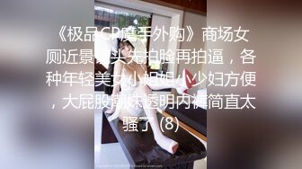 《极品CP魔手外购》商场女厕近景镜头先拍脸再拍逼，各种年轻美女小姐姐小少妇方便，大屁股潮妹透明内裤简直太骚了 (8)