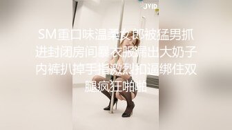 SM重口味温柔女郎被猛男抓进封闭房间暴衣服漏出大奶子内裤扒掉手指激烈扣逼绑住双腿疯狂啪啪