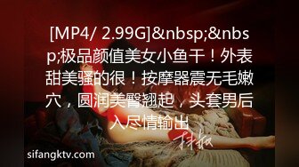 [MP4/ 2.99G]&nbsp;&nbsp;极品颜值美女小鱼干！外表甜美骚的很！按摩器震无毛嫩穴，圆润美臀翘起，头套男后入尽情输出